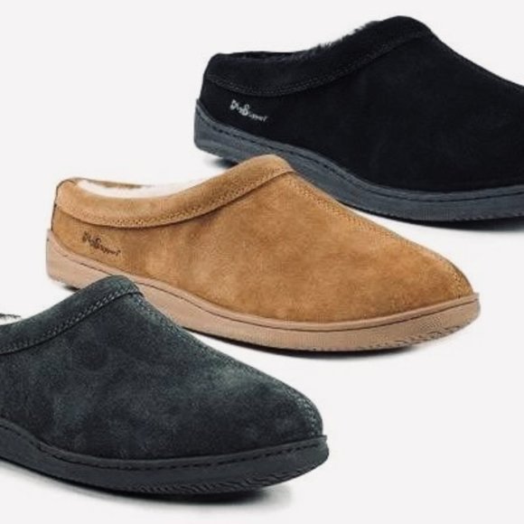 MY SLIPPERS Men's Genuine Leather Suede Slip-Ons NWOT Size 11 - Picture 8 of 8